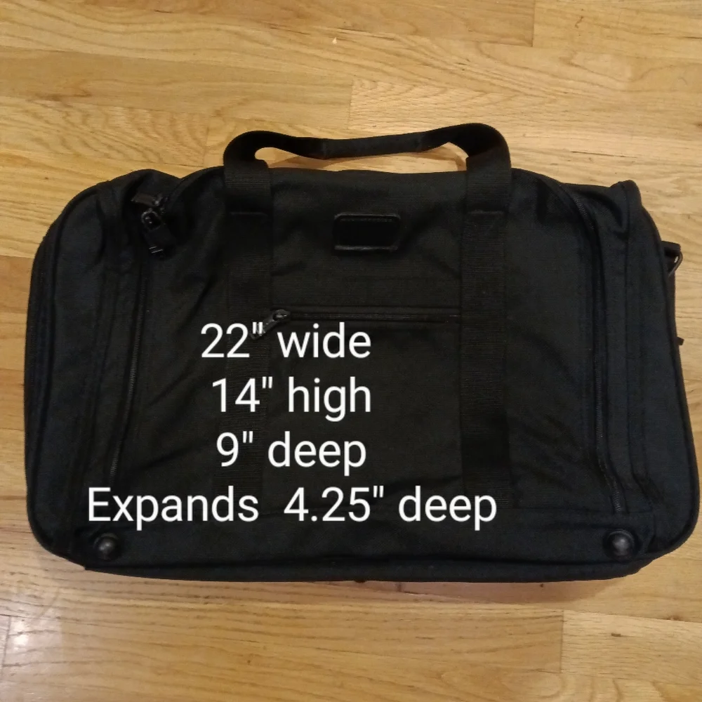 TUMI 278D3 Expandable Boston Ballistic Nylon Carry-on Suitcase
